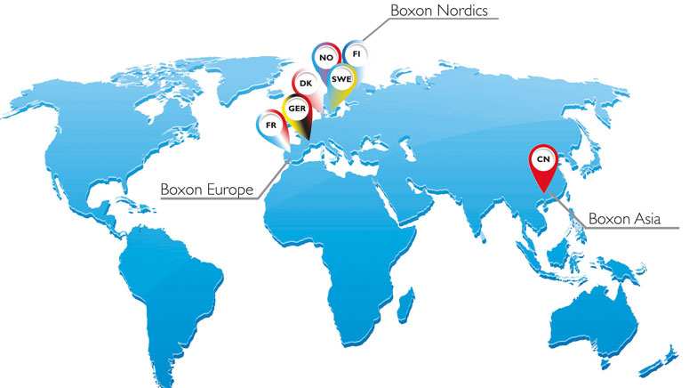 Boxon internationellt